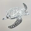 1pc, Metal Sea Turtle Ornament Beach Theme Decor Wall Art Decorations Wall Hanging For Indoor Living Room Decor