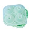 Ice Cube Tray;  2.5inch Ice Cube Molds;  2 Cavity Silicone Rose & 2 Diamond Ice Ball Maker