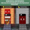 Automatic Chicken Door, Smart Light Sensor Control, Chicken Door Opener, Battery Operated, Multi Mode Chicken Flap, Evening and Morning Delayed Openin