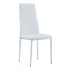 Grid Shaped Armless High Back Dining Chair, 4-piece set, Office Chair. Applicable to DiningRoom, Living Room, Kitchen and Office. Chair and Electropla