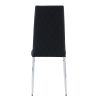 Grid Shaped Armless High Back Dining Chair, 4-piece set, Office Chair. Applicable to DiningRoom, Living Room, Kitchen and Office. Chair and Electropla