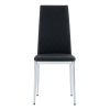 Grid Shaped Armless High Back Dining Chair, 4-piece set, Office Chair. Applicable to DiningRoom, Living Room, Kitchen and Office. Chair and Electropla