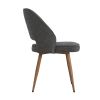 Modern Dining Chairs,Linen Accent Chair, Living Room Leisure Chairs, Upholstered Side Chair with Metal Legs for Dining Room Kitchen Vanity Patio Club