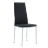 Grid Shaped Armless High Back Dining Chair, 4-piece set, Office Chair. Applicable to DiningRoom, Living Room, Kitchen and Office. Chair and Electropla