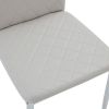 Grid Shaped Armless High Back Dining Chair, 4-piece set, Office Chair. Applicable to DiningRoom, Living Room, Kitchen and Office. Chair and Electropla